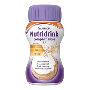 Nutridrink Compact Fibertilskud Mokka 4 x 125 ml