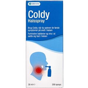 Orifarm Coldy halsspray Medicinsk udstyr 30 ml