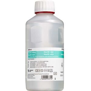 805540 Sterilt Vand Skyllevæske 12 x 500 ml Medicinsk udstyr 12 x 500 ml