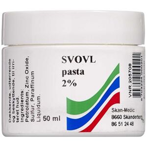 Skan-Medic Svovl pasta 2 % S.A. 50 ml - Hudpleje
