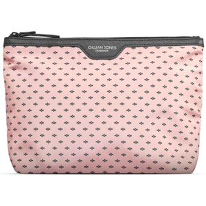 Gillian Jones Toilettaske I 100% Genanvendt Plastik - Rose M/sort Print