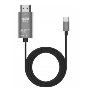 Black Stork USB-C 3.1 TIL HDMI 4K 60Hz HDTV-KABEL til MAC PC-SMARTPHONE