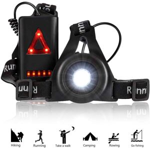 Pro Sport LED Løbesele med 250 lumen til løb, cykling, vandreture, camping