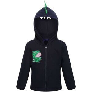 Regatta Sweatshirt Med Fuld Lynlås Peppa Sort 5-6 Years Dreng