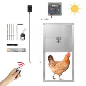 PetCozife Automatisk kyllingelør, hønsegårdsdøråbner med timer & lyssensor, netbetjening og fjernbetjening