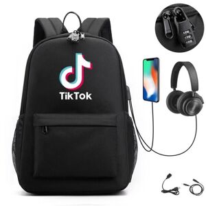 Teknikproffset Rygsækudtag til hovedtelefoner og powerbank, TikTok