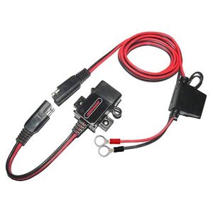 -PS Vattentät USB-laddare för motorcykel, 1 port, 3.1A, SAE till USB