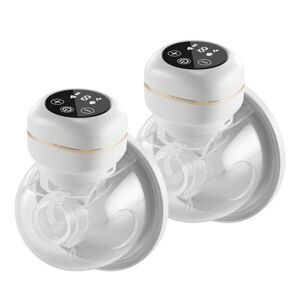NSF Bærbar bryst pumpe elektrisk bryst pumpe håndfri lav støj mælk udtrækker med 26mm silikone flange