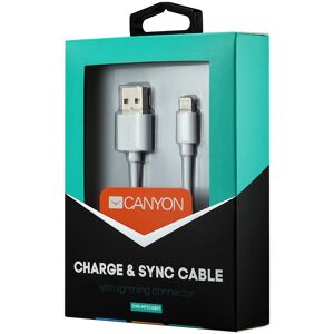 Canyon MFI-1, CNS-MFICAB01W Ultra-compact MFI Cable, certified by Apple, 1M length, 2.8mm , White color