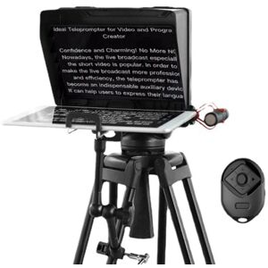 Shoppo Marte Portable Camera SLR Photography Large Screen Teleprompter(Black)