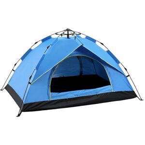 My Store TC-014 Outdoor Beach Travel Camping Automatic Spring Multi-Person Tent For 3-4 People(Blue)