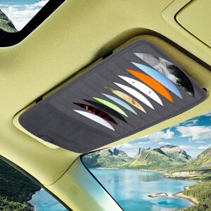 My Store Car Visor CD DVD Disk Card Case Holder Clipper Bag Hold for 12PCS Disks(Black)