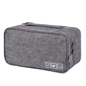 My Store Travel Waterproof Storage Bag Underwear Storage Finishing Bag(Gray)