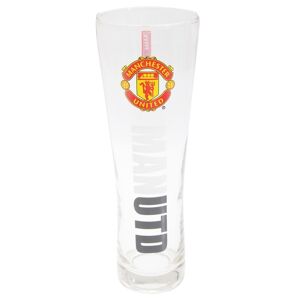 Manchester United FC Officielt ordmærke fodbold Crest Peroni Pint Glass