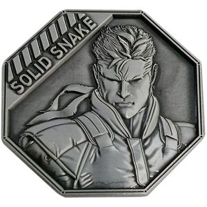 FaNaTtik Metal Gear Solid Collectable Coin Solid Snake Limited Edition