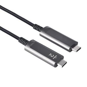 NÖRDIC 10m Aktiv AOC Fiber kabel USB 3.1 Type C Type C 4K 60Hz 21,6Gbps HDCP / EDID / CEC / 3D