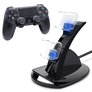 Generic PS4 Controller med Opladestation til PS4 - Oplader / Håndkontrol