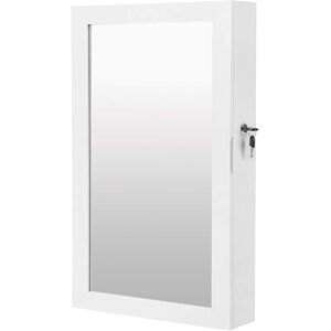 Mina Smykkeskab - vægspejl - med dør og magnetisk lås - 67x37x10,5 cm