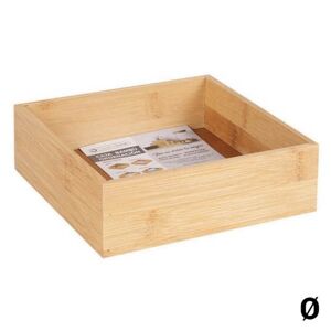 Multi-use Box Confortime Organiser Bamboo 23 x 9 x 5 cm