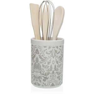 Pot for Kitchen Utensils Versa Damasco Ceramic 10 x 15 x 10 cm