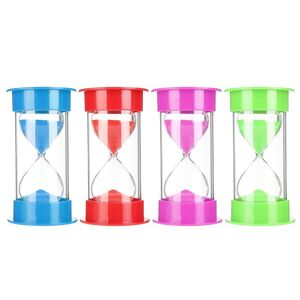 High Discount 20 minutter 12 cm Sandglass Timer timeglas Glas Sandur Æg Kid Decor Decor – lilla