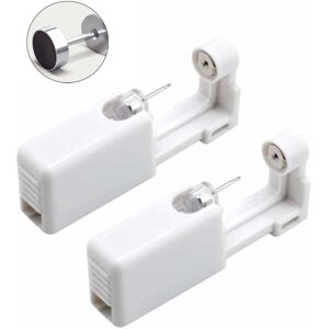 Megabilligt 2-pack Örhårragningskärkpiece Fake Plug Piercing Hole