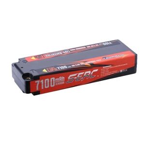 SupplySwap Lipo Batteri, 7100mAh Kapacitet, T Stikforbinder, 7100-2S70C-T-2stk