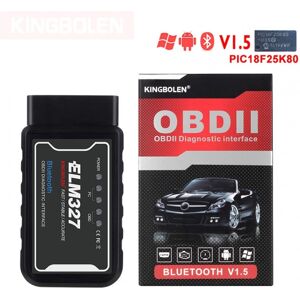 Teknikproffset Fejlkodelæser ELM327 Bluetooth OBDII til Windows/Android