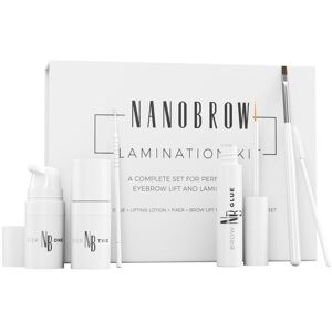 Lamineringssæt til øjensbryn Nanobrow Lamination Kit - Professionel øjenbrynsløft og styling derhjemme