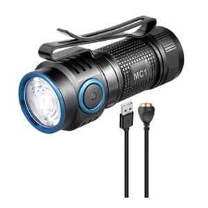 Superstark Mini-Ficklampa, Trustfire MC1 , LED, IP67, 1000 Lumen, Vattentät IPX8