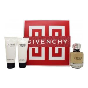 Givenchy L'Interdit gavesæt 80ml EDP + 75ml Shower Gel + 75ml Body Lotion