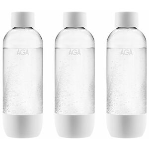 3-pack AGA AQVIA PET-flaska, 1L (Vit)