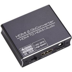 Shoppo Marte NK-330M 4K x 2K 60Hz HDMI to HDMI + Audio Converter(Black)