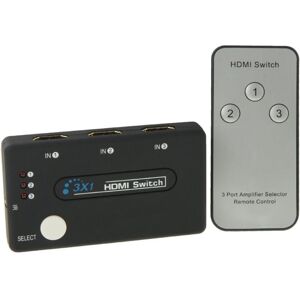 Shoppo Marte Mini 3x1 HD 1080P HDMI V1.3 Selector with Remote Control for HDTV / STB/ DVD / Projector / DVR