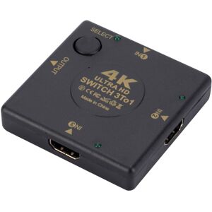 Shoppo Marte HDMI Switch 3 into 1 out 4Kx2K HD Video Switch