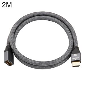 Shoppo Marte HDMI 8K 60Hz Male to Female Cable Support 3D Video, Cable Length: 2m