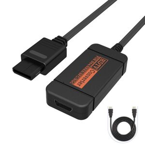 Shoppo Marte For Nintendo N64 / NGC / SNES / SFC HS-N64608 Retro Game Machine Video N64 To HDMI Converter+HDMI Cable