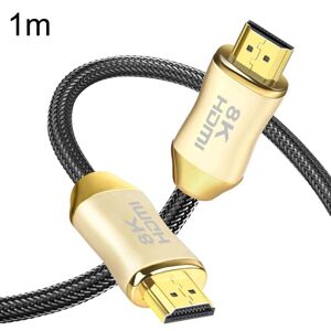 Shoppo Marte CO-HD801 1m HDMI 2.1 Version 8K 60Hz For PS4 Cable Projector Notebook Set-Top Box Cable(Gold)