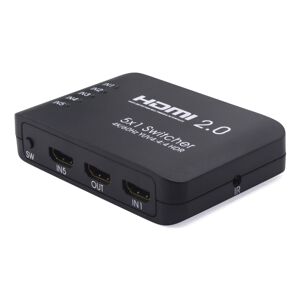 Shoppo Marte AYS-51V20 HDMI 2.0 5x1 4K Ultra HD Switch Splitter(Black)