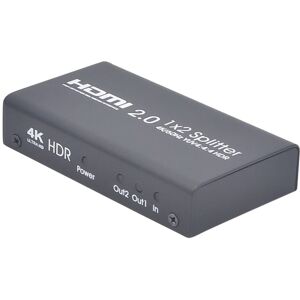 Shoppo Marte AYS-12V20 HDMI 2.0 1x2 4K Ultra HD Switch Splitter(Black)