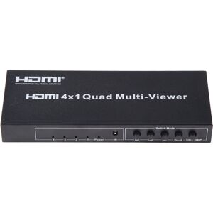 Shoppo Marte 4 in 1 Out HDMI Quad Multi-viewer with Seamless Switcher, AU Plug