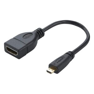 Shoppo Marte 17cm Micro HDMI Male to HDMI Female Adapter Cable