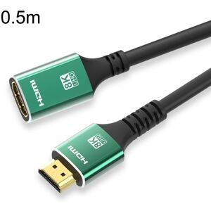 Shoppo Marte 0.5m HDMI2.1 Male To Female 8K Audio And Video Cable Extension Cable(Green)