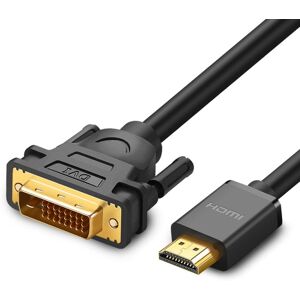 UGREEN DVI D(24+1) Male to HDMI Male HD 2K Two-way Interchanging Line,Length: 1m