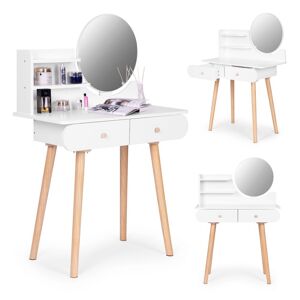 MODERNHOME Stort moderne kosmetisk toiletbord med spejlhylder