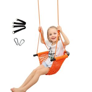 Shoppo Marte Children Swing Family Toys Indoor And Outdoor Garden Hand-Woven Swing Chair Hanging Chair