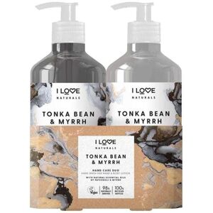 I Love Naturals Tonka Bean & Myrrh Hand Care Duo 2 x 500ml