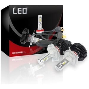 Teknikproffset LED-konvertering 7 Plus, H4, 24W/lampa, 5500LM, 2-pack