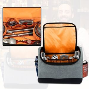 shopnbutik Travel Bartender Kit Bag  Bar Tool Storage Bag