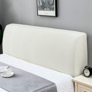 shopnbutik Polar Fleece Elastic Full Covered Headboard Dust Cover, Size:150cm(Beige)